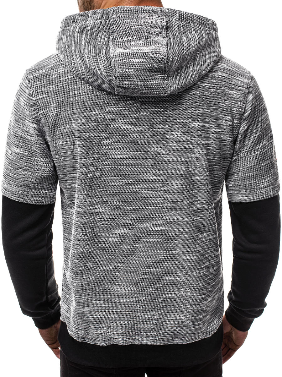 Sudadera De Hombre Gris Ozonee Js Dd Ozonee