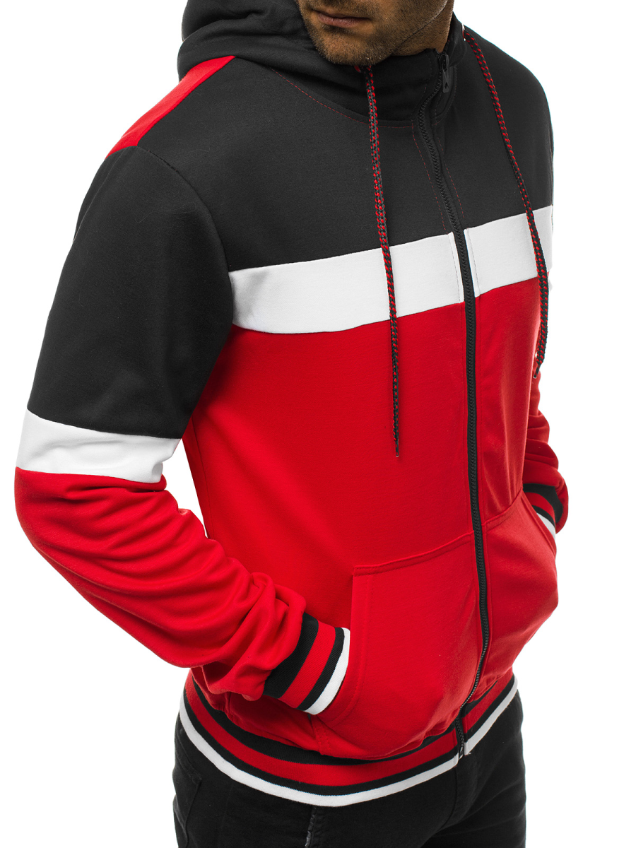 Sudadera De Hombre Roja Ozonee Js Ozonee