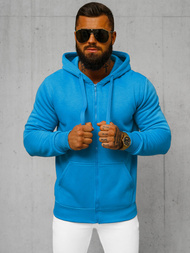 Sudadera de hombre azul OZONEE JS/2008Z