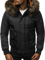 Chaqueta de hombre negra OZONEE O/99123