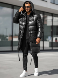 Chaqueta de hombre negro OZONEE O/M3205Z