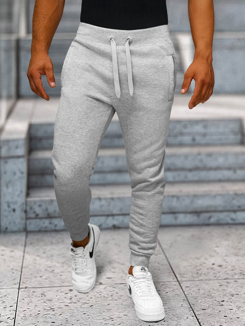 Pantalón de chándal de hombre gris OZONEE JS/XW01Z