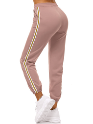 Pantalón de chándal para mujer rosa claro OZONEE JS/1020/B16