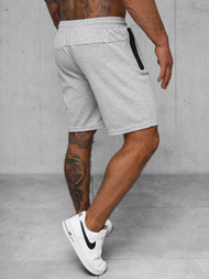 Pantalón corto de hombre gris OZONEE JS/17K533/2