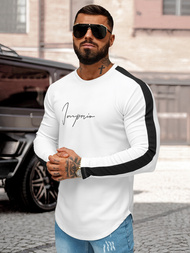 Sudadera de hombre blanca OZONEE O/D7197