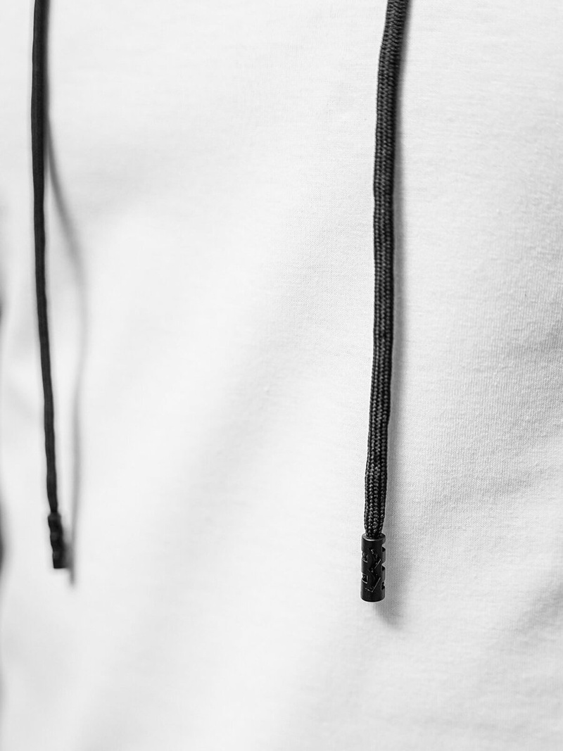 Camiseta de hombre blanco OZONEE JS/8T955/1