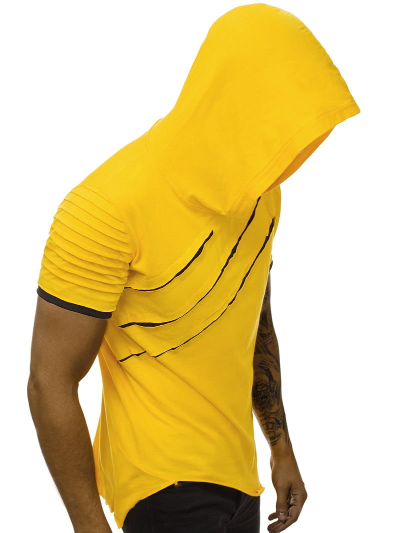 Camiseta de hombre amarillo OZONEE O/1187XZ