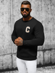 Sudadera de hombre negra OZONEE NB/MF2019