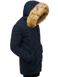 Chaqueta de invierno de hombre azul marino OZONEE JD/390