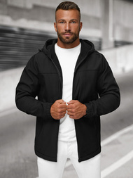 Chaqueta softshell para hombre negro OZONEE JS/27B6523/3