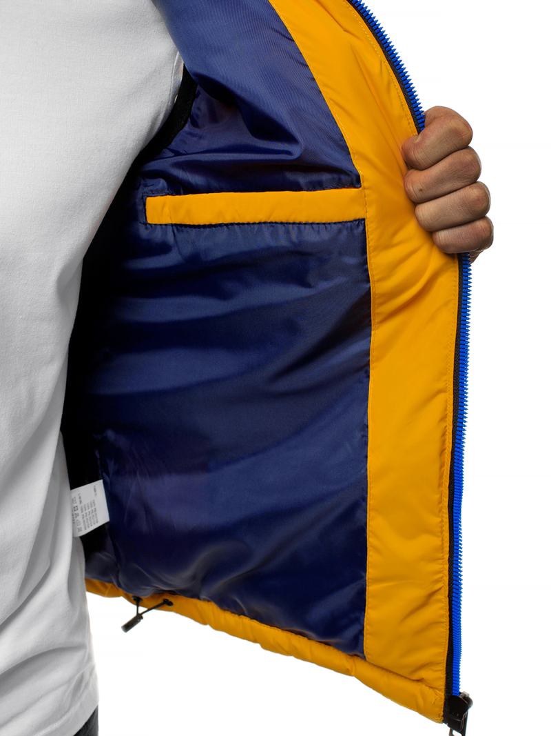 Chaleco de hombre amarilla OZONEE N/6102Z