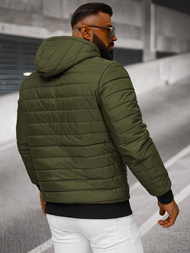 Chaqueta de hombre verde OZONEE JS/MY13Z