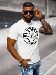 Camiseta de hombre blanco OZONEE NB/MT3074