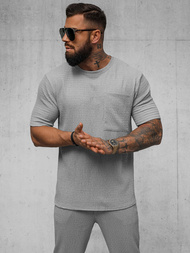 Camiseta de hombre gris OZONEE O/Y960T