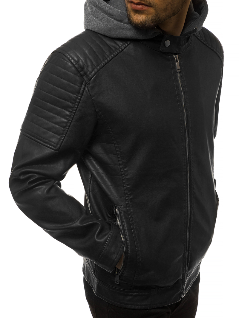 Chaqueta de hombre negr OZONEE JB/JP1136