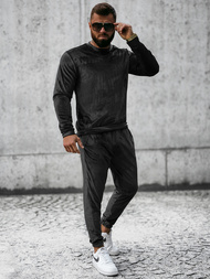 Chándal de hombre negro OZONEE O/D7516