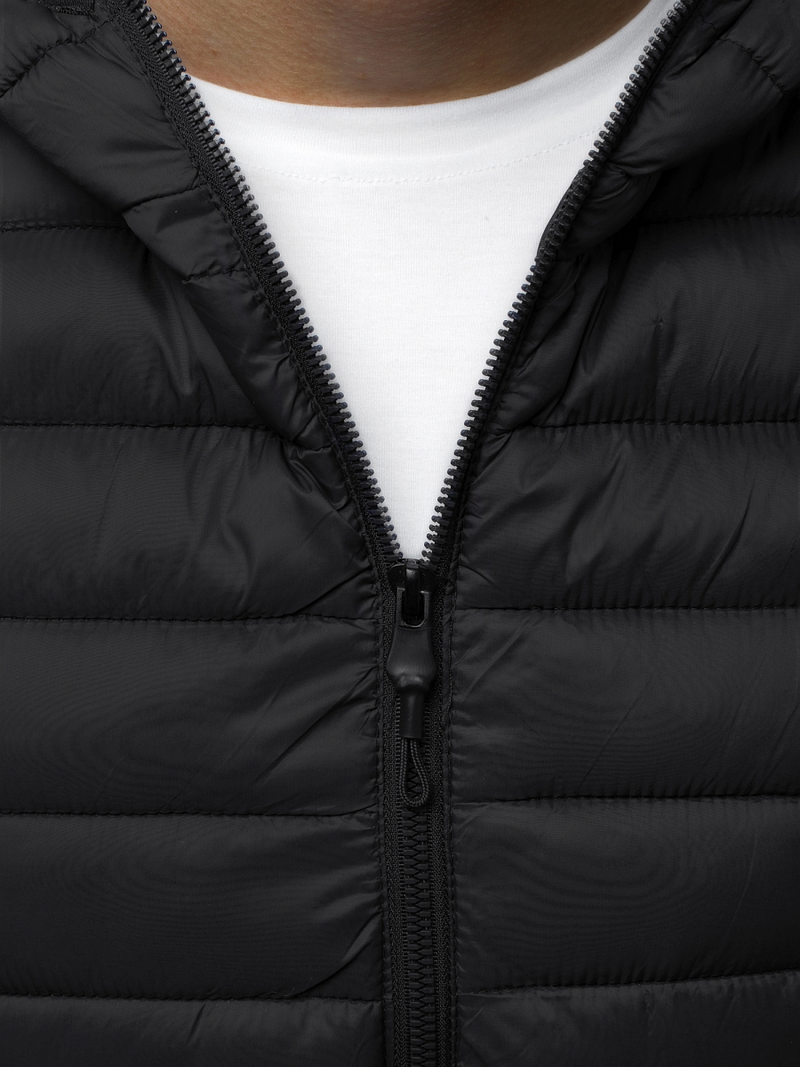 Chaleco de hombre negra OZONEE JS/LY36