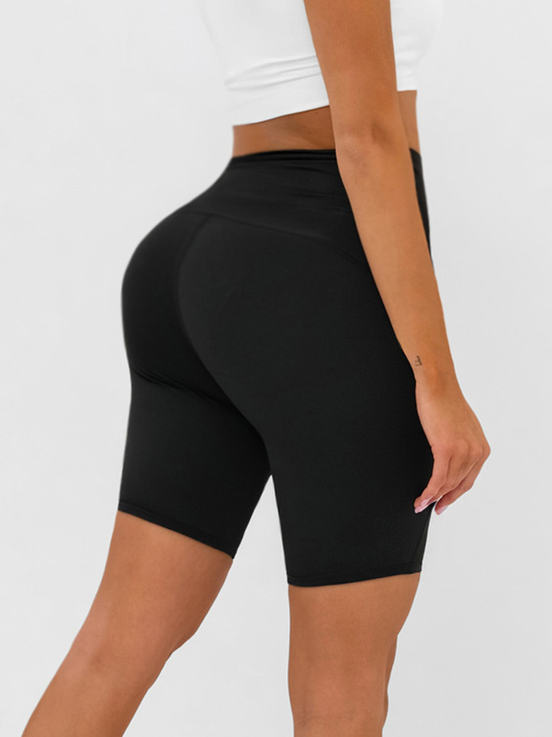 Leggins mujer cortos negros OZONEE JS/17K583/3