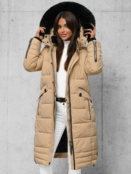 Chaqueta de mujer beige OZONEE O/W377