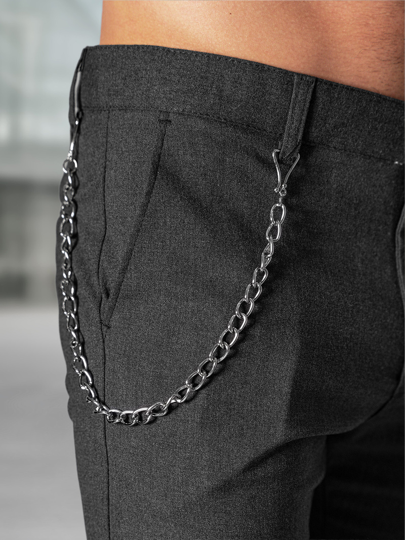 Pantalón chino de hombre grafito OZONEE DJ/3300Z