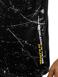 Camiseta de hombre negra OZONEE JS/SS10917Z