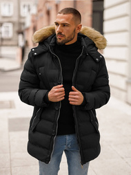 Chaqueta de hombre negra OZONEE JS/5M3122/392Z