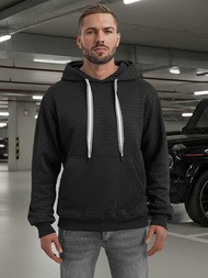 Sudadera de hombre negra OZONEE O/G3065