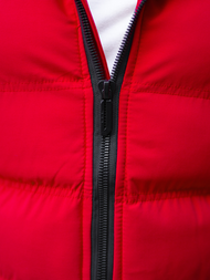 Chaleco de hombre roja OZONEE JS/5M758/270