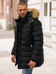 Chaqueta de hombre negra OZONEE JS/5M3122/392Z