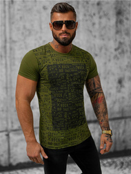 Camiseta de hombre verde OZONEE O/T122/29Z