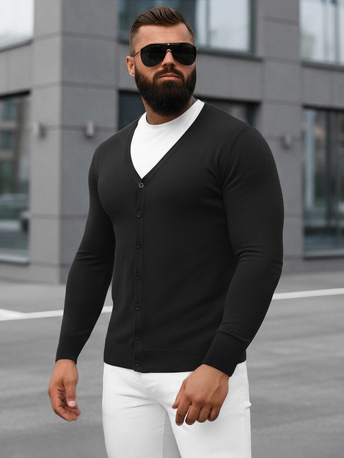 Jersey de hombre negro OZONEE NB/MM6006/4Z