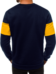 Sudadera de hombre azul marino OZONEE JS/KS1901Z