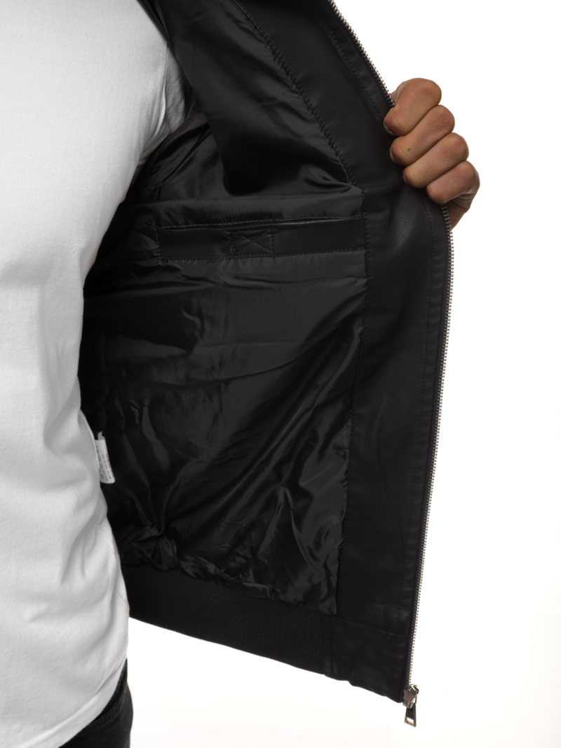 Chaqueta de hombre negra OZONEE JB/JP1123