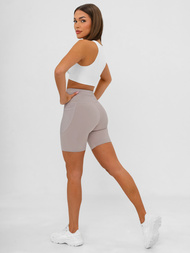 Leggins mujer cortos moca OZONEE JS/XY24026S