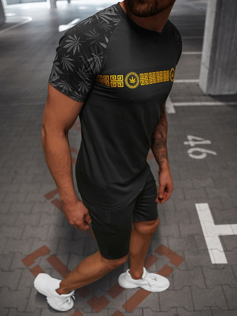 Chándal de hombre negro OZONEE O/HM760