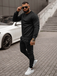 Chándal de hombre negro OZONEE JS/68C10380/3Z