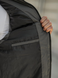 Chaleco de hombre grafito OZONEE JS/32M1780/105