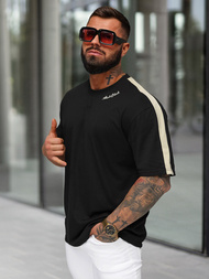 Camiseta de hombre negras OZONEE O/QQ1195