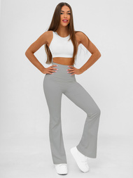 Leggings para mujer con piernas anchas gris OZONEE JS/17K587/5