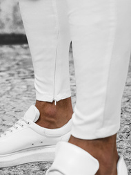 Pantalón chino de hombre blancos OZONEE DJ/550170