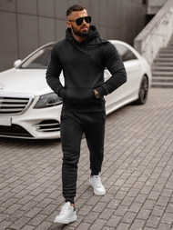 Chándal de hombre negro OZONEE JS/68C10381/3Z
