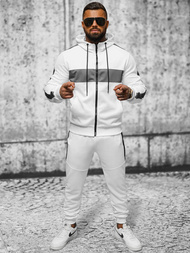 Chándal de hombre blanco OZONEE JS/8C8115/1
