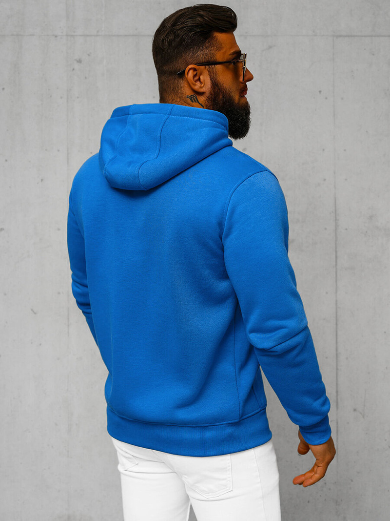Sudadera de hombre azul OZONEE JS/2008Z