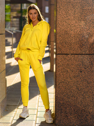 Pantalón de chándal para mujer amarillo OZONEE JS/CK01