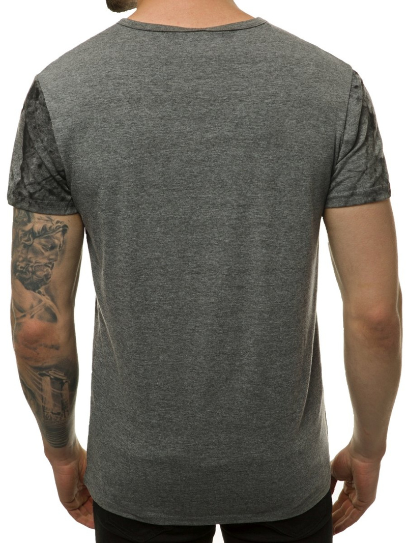 Camiseta de hombre grafita OZONEE JS/SS10927