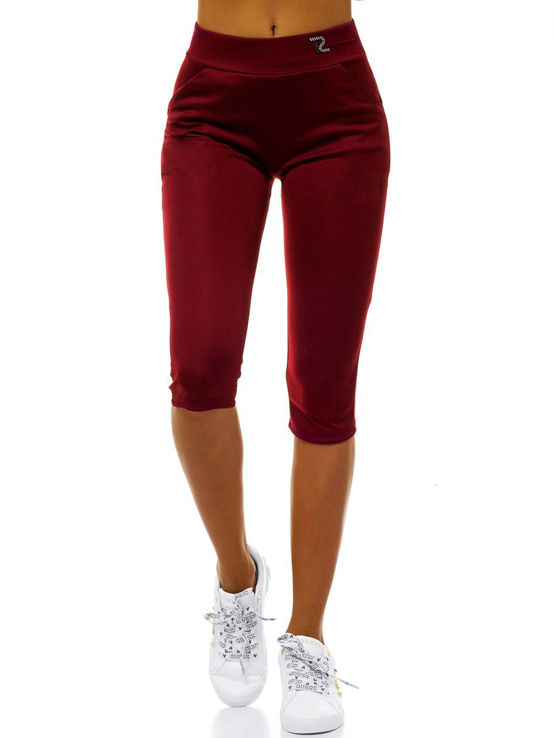 Leggings para mujer burdeos OZONEE JS/1027/A13