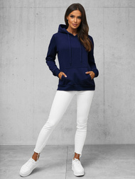 Sudadera de mujer azul marino OZONEE JS/W02Z