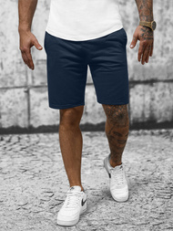 Pantalón corto de hombre azul marino OZONEE JS/8K100/25Z