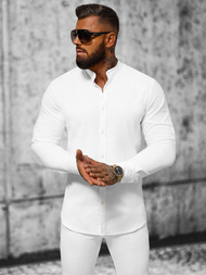 Camisa de hombre blanco OZONEE O/V55