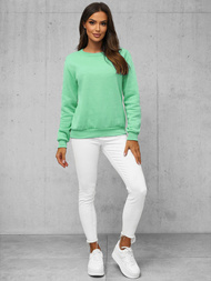 Sudadera de mujer menta OZONEE JS/W01Z